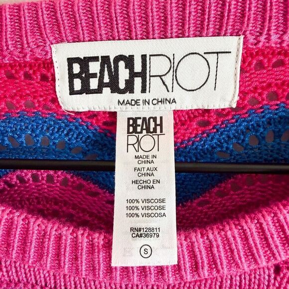 Beach Riot Beach Sweater in Orchid Wave Size S - Picture 8 of 8